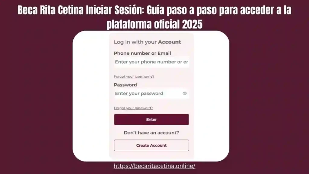 Guía para acceder a la plataforma oficial de la Beca Rita Cetina 2025 1 Beca Rita Cetina Iniciar Sesión Guía paso a paso para acceder a la plataforma oficial 2025
